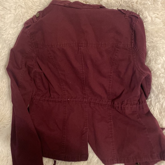 Size small burgundy coat. Like new , only worn twice. - Picture 3 of 3